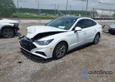 2021 Hyundai Sonata Sel from USA, damaged, VIN 5NPEF4JA4MH117141